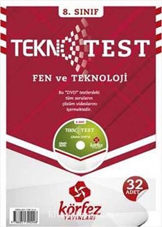 8. Sınıf Fen ve Teknoloji Tekno Test (Çözüm Dvd'li)