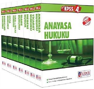 KPSS A Hukuk Seti (Kod:KA-225-ST) (7 Kitap)