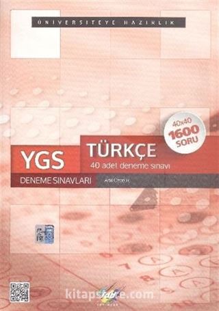 YGS Türkçe Deneme Sınavları 40x40 (40 Adet Deneme Sınavı)