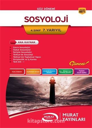 Sosyoloji 4. Sınıf 7. Yarıyıl