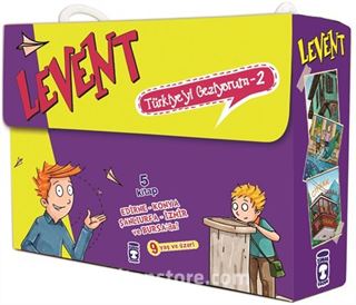 Levent Türkiye'yi Geziyorum -2 (5 Kitap Set)