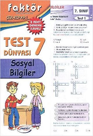 7.Sınıf Sosyal Bilgiler Test Dünyası Çek Kopar