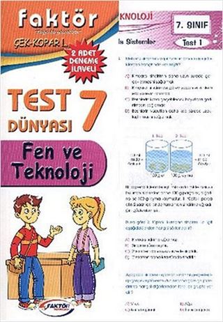 7.Sınıf Fen ve Teknoloji Test Dünyası Çek Kopar