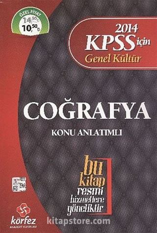 2014 KPSS için Genel Kültür Coğrafya Konu Anlatımlı