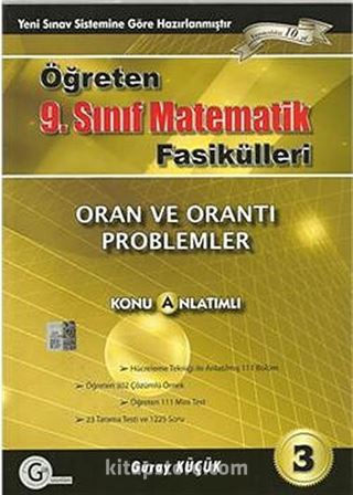 9.Sınıf Öğreten Matematik Fasikülleri / Oran ve Orantı Problemler-Konu Anlatımlı