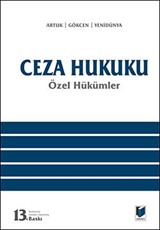 Ceza Hukuku Özel Hükümler