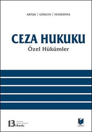 Ceza Hukuku Özel Hükümler