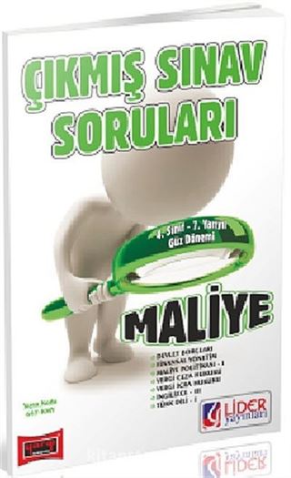 AÖF 4. Sınıf Güz Dönemi 7. Yarıyıl Maliye Çıkmış Sınav Soruları (Kod:AF-647-MLY)