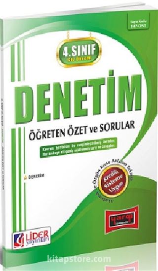 AÖF 4. Sınıf 7. Yarıyıl Güz Dönemi Denetim Öğreten Özet ve Sorular (Kod:AF-147-DNT)