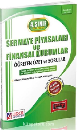 AÖF 4. Sınıf Güz Dönemi 7. Yarıyıl Sermaye Piyasaları ve Finansal Kurumlar Öğreten Özet ve Sorular (Kod:AF-147-SPK)