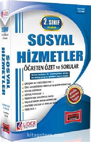 AÖF 2. Sınıf Güz Dönemi 3. Yarıyıl Sosyal Hizmetler Öğreten Özet ve Sorular (AF-123-SH)