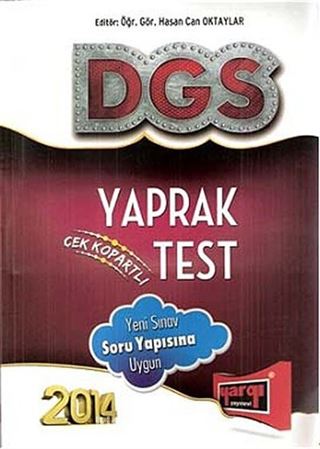 2014 DGS Yaprak Test Çek Kopart