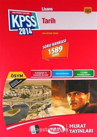 2014 KPSS Lisans Tarih Soru Bankası (1589 Soru)