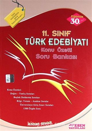 11. Sınıf Türk Edebiyatı Konu Özetli Soru Bankası