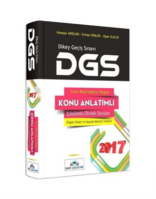 2017 DGS Konu Anlatımlı Çözümlü Örnek Sorular