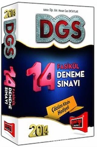 2014 DGS 14 Fasikül Deneme Sınavı (Çözüm Kitabı Hediyeli)