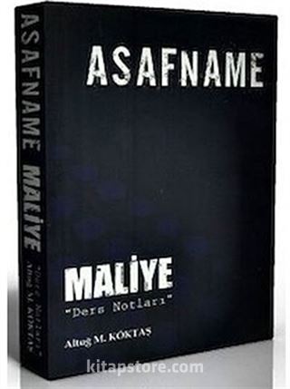 Asafname Maliye Ders Notları