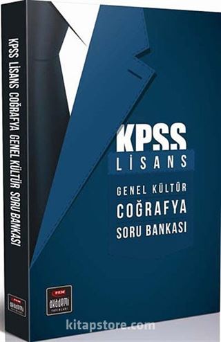 2014 KPSS Lisans Genel Kültür Coğrafya Soru Bankası