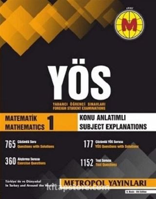 YÖS Matematik 1 (Konu Anlatımlı - Örnek Çözümlü)