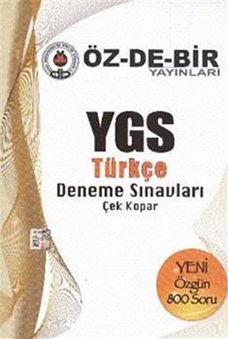 YGS Türkçe Deneme Sınavları Çek Kopar