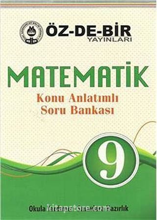 Matematik -9 Konu Anlatımlı Soru Bankası