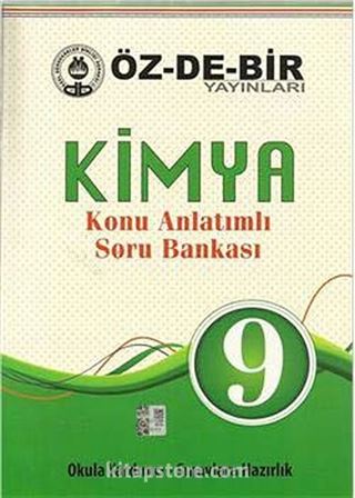 Kimya -9 Konu Anlatımlı Soru Bankası