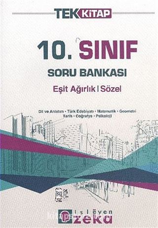 10.Sınıf Eşit Ağırlık-Sözel Soru Bankası Tek Kitap