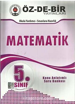 5. Sınıf Matematik Konu Anlatımlı Soru Bankası