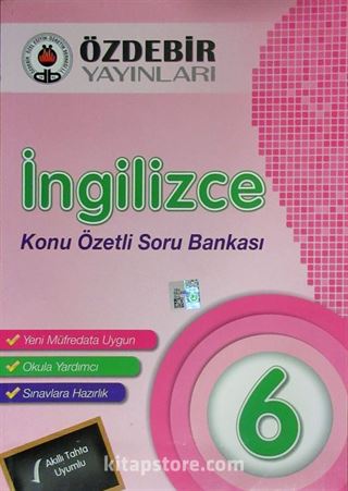 6. Sınıf İngilizce Konu Özetli Soru Bankası