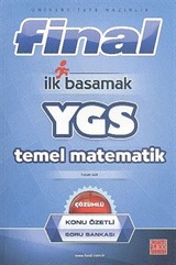 İlk Basamak YGS Temel Matematik Çözümlü Konu Özetli Soru Bankası