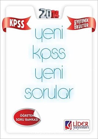 2014 KPSS Genel Yetenek Genel Kültür Yeni KPSS Yeni Sorular (Kod:GKY-211-SBN)(2 cilt)