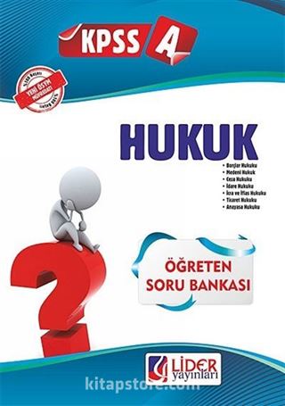 KPSS-A Hukuk Öğreten Soru Bankası (Kod:KA-331-SB)