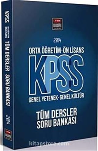 KPSS Genel Yetenek - Genel Kültür Soru Bankası Orta Öğretim - Önlisans