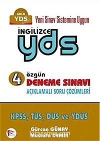 İngilizce YDS 4 Özgün Deneme Sınavı Açıklamalı Soru Çözümleri