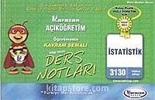 AÖF Öğretmenin Kavram Şemalı Ders Notları İstatistik (3130)