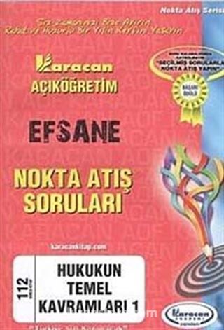 AÖF Hukukun Temel Kavramları -1 (Kod:112) Nokta Atış Soruları