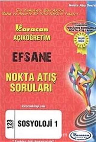 AÖF Sosyoloji -1 (Kod:123) Efsane Nokta Atış Soruları