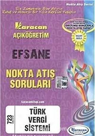 AÖF Türk Vergi Sistemi (Kod:723) Efsane Nokta Atış Soruları