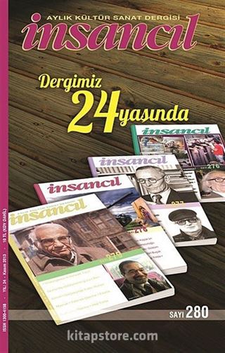 İnsancıl Aylık Kültür ve Sanat Dergisi Sayı:280 Kasım 2013