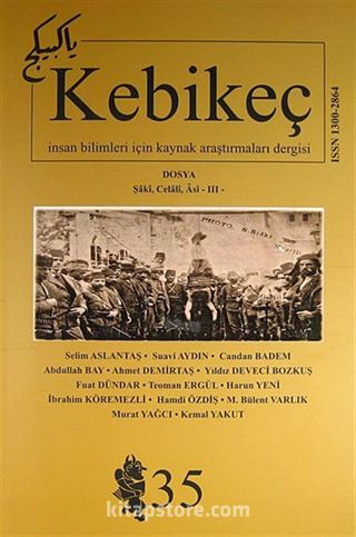 Sayı:35 / 2013-Kebikeç-İnsan Bilimleri İçin Kaynak Araştırmaları Dergisi