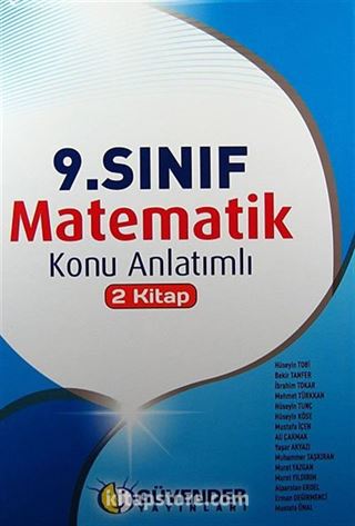 9. Sınıf Matematik Konu Anlatımlı 2 Kitap