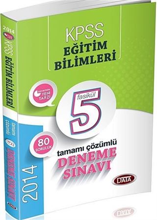 2014 KPSS Eğitim Bilimleri 5 Fasikül 80 Soruluk Tamamı Çözümlü Deneme Sınavı