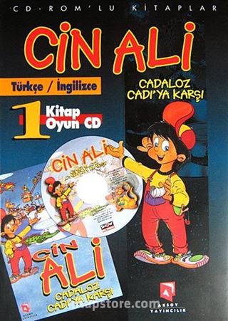 Cin Ali Cadaloz Cadı'ya Karşı / Türkçe-İngilizce (1 Kitap+1 Oyun Cd)