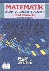 8. Sınıf Matematik Kasım TEOG Sınavı 15x20 Denemeleri