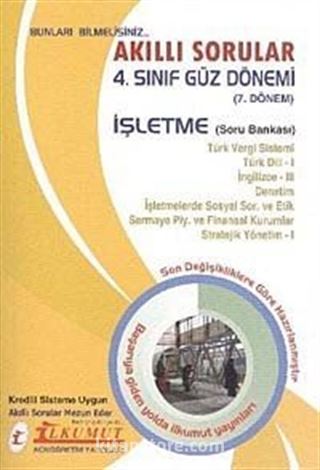 Akıllı Sorular 4. Sınıf Güz Dönemi 7. Dönem İşletme Soru Bankası