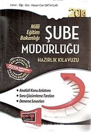 2014 Milli Eğitim Bakanlığı Şube Müdürlüğü Hazırlık Kılavuzu