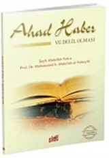 Ahad Haber ve Delil Olması (Cep Boy)