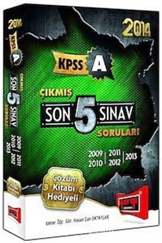 2014 KPSS A Çıkmış Son 5 Sınavı Soruları