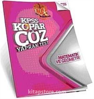 2014 KPSS Kopar Çöz Matematik+Geometri Yaprak Test