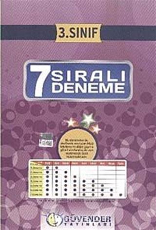 3.Sınıf 7 Sıralı Deneme